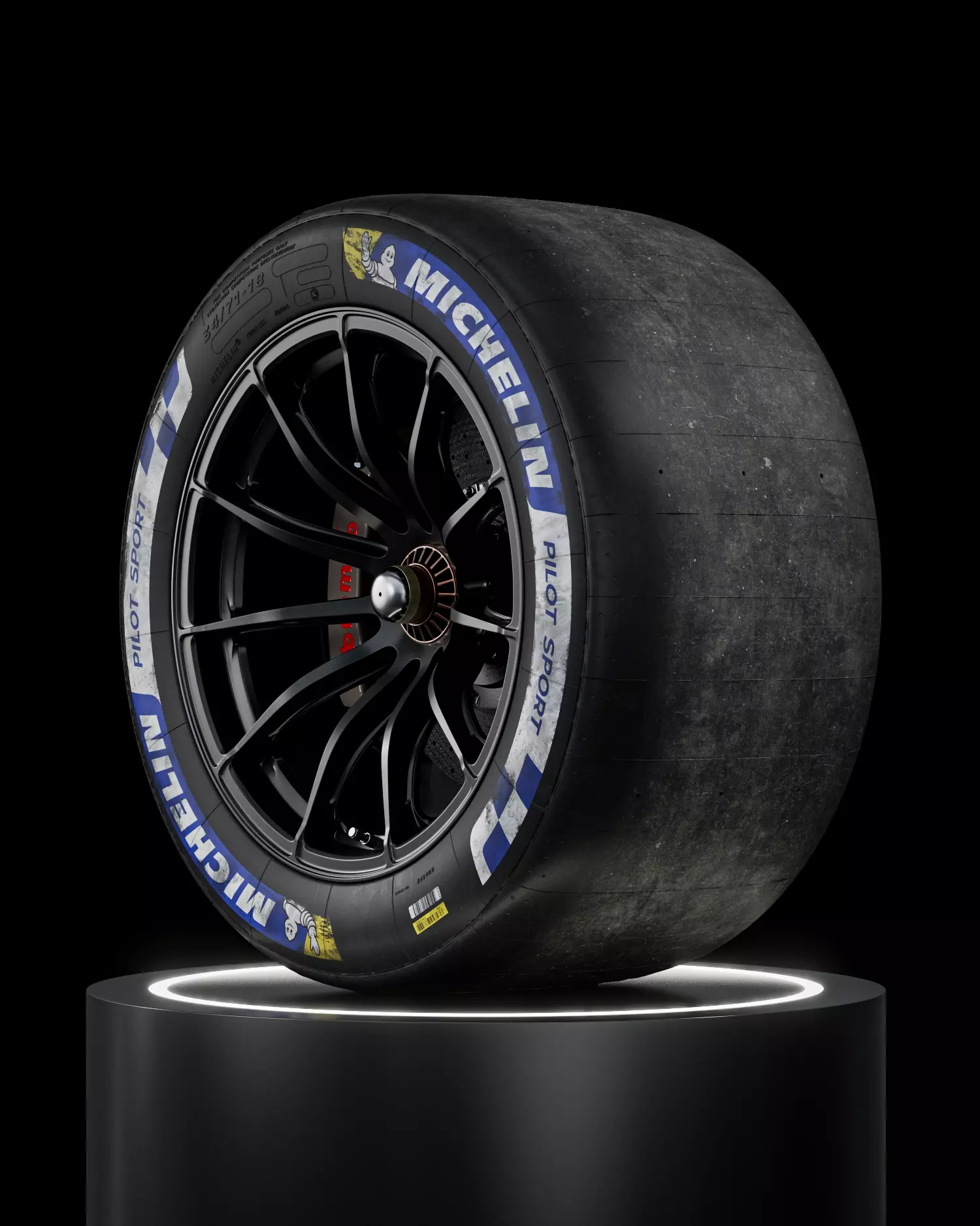 Michelin Pilot Sport 34 71 18 3D model