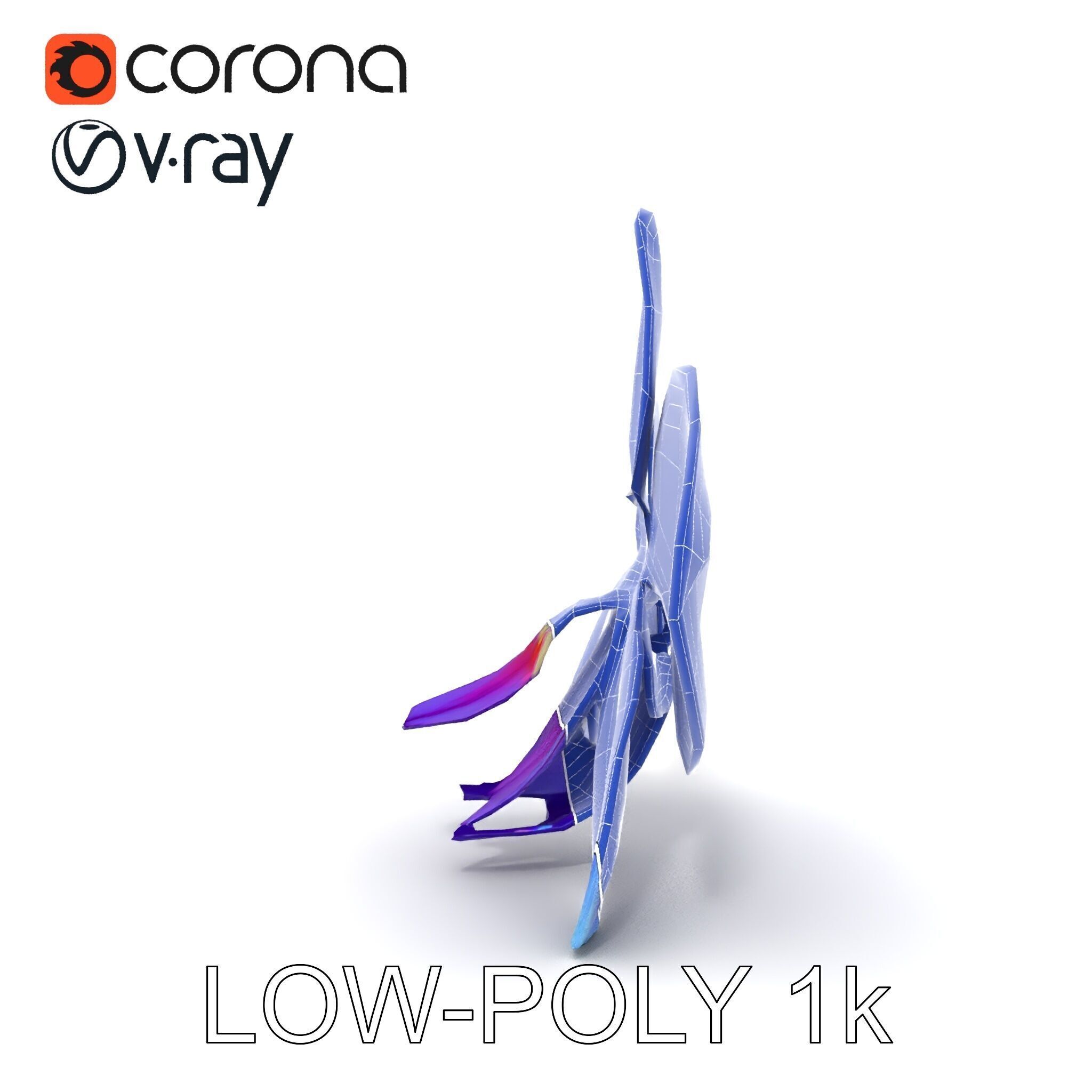 Orchid Flower Model Pack for Realistic D Rendering and Animation Low-poly 3D model_21