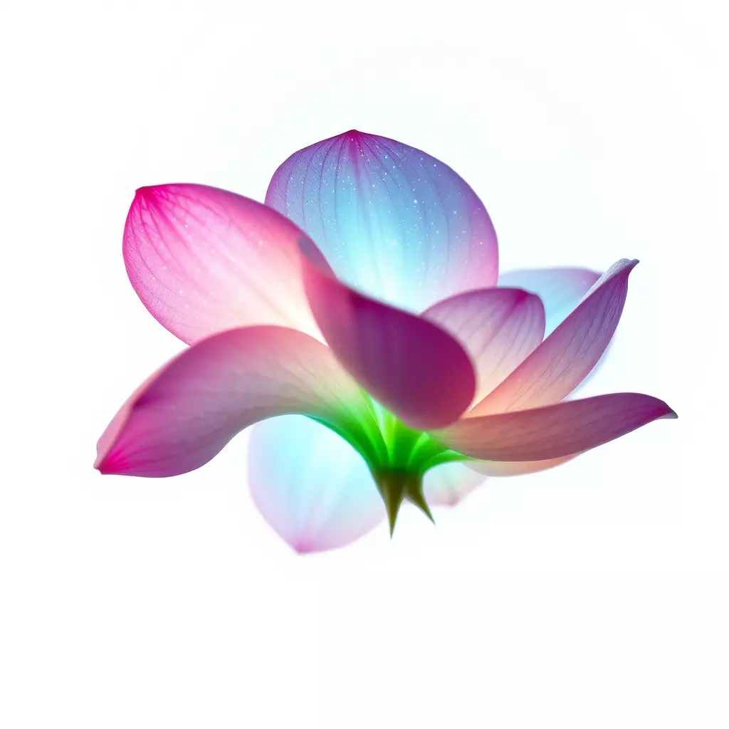 Vibrant Lotus Flower D Model Pack Low-poly 3D model_0
