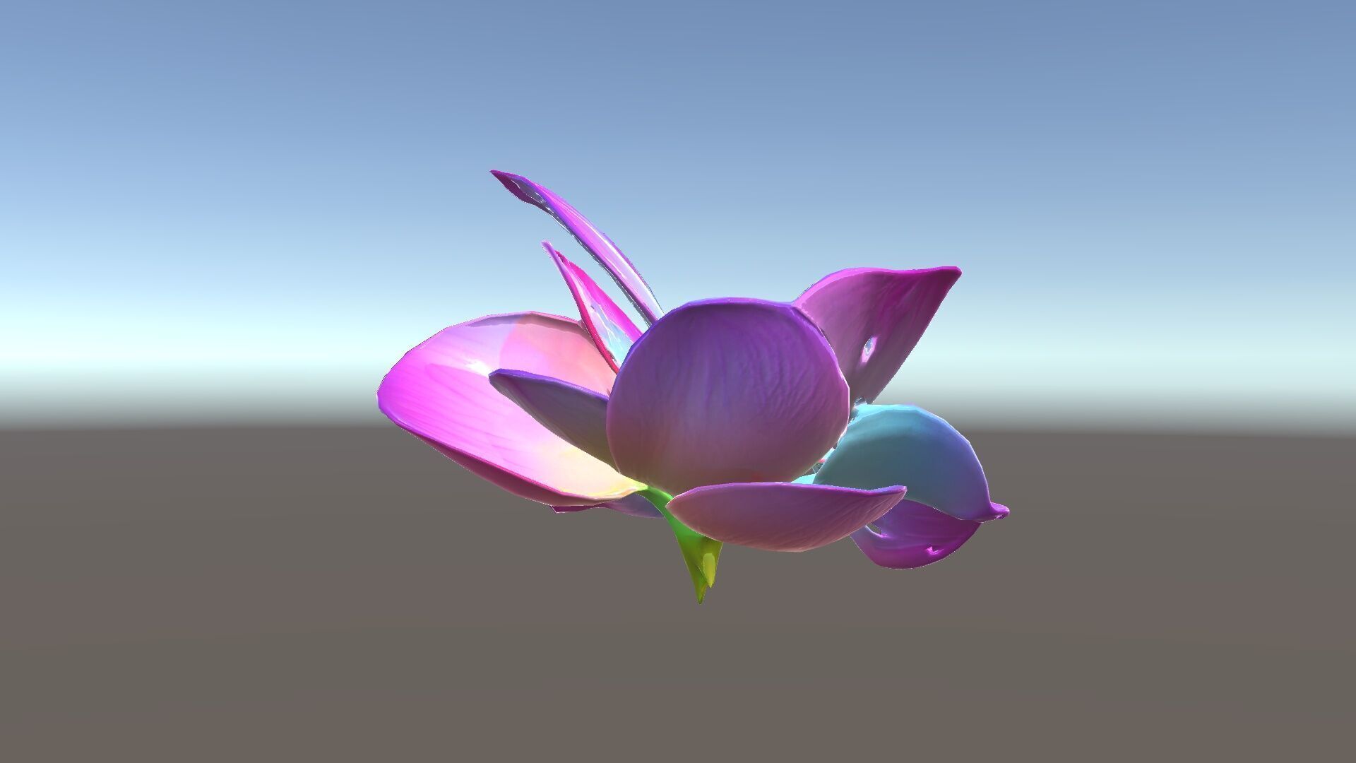 Vibrant Lotus Flower D Model Pack Low-poly 3D model_9