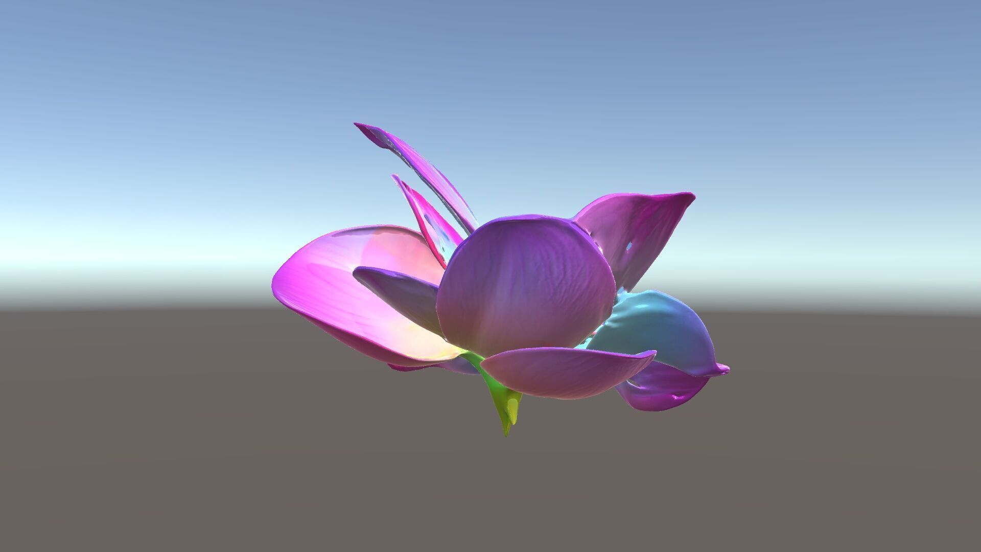 Vibrant Lotus Flower D Model Pack Low-poly 3D model_5