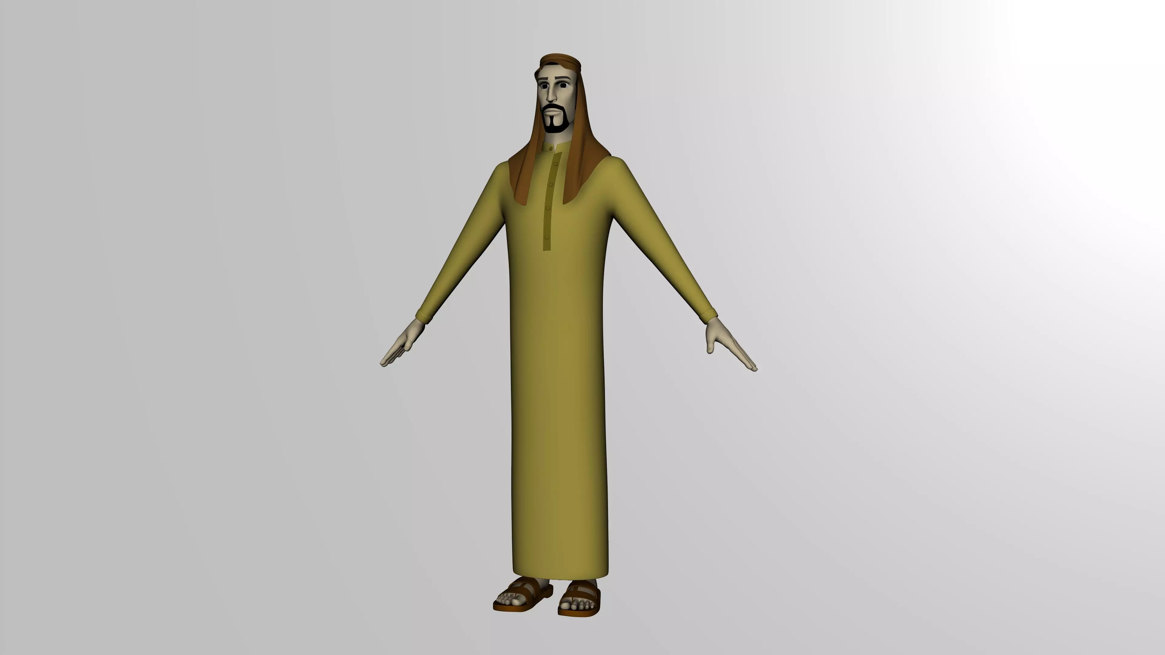 3D Stylized Character Model 3D model_0