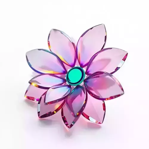 Crystal Flower Gem Model Pack