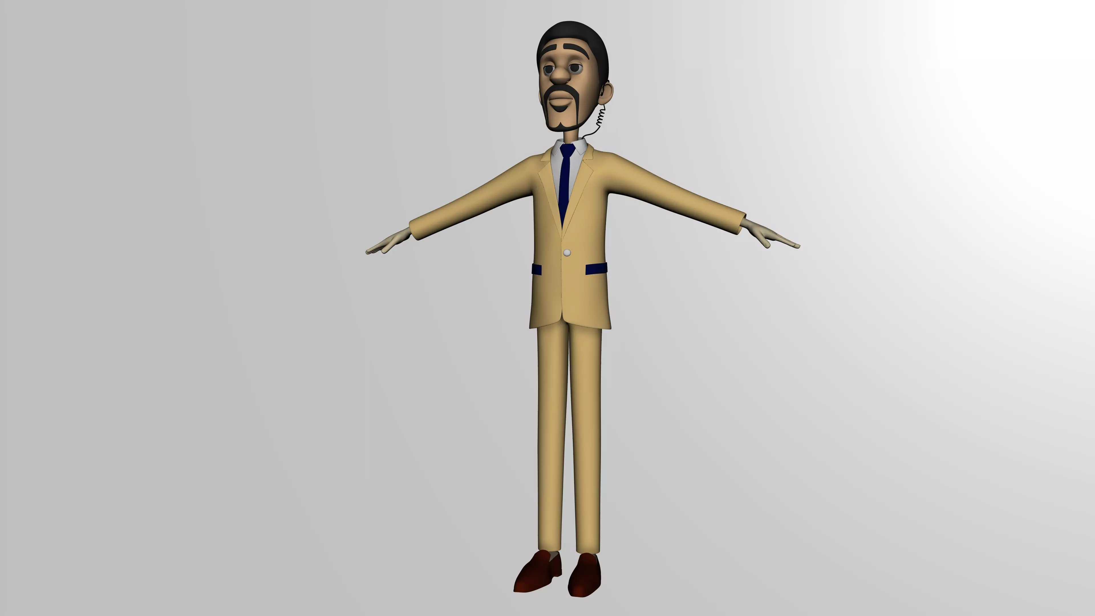 3D Stylized Character Model 3D model_0