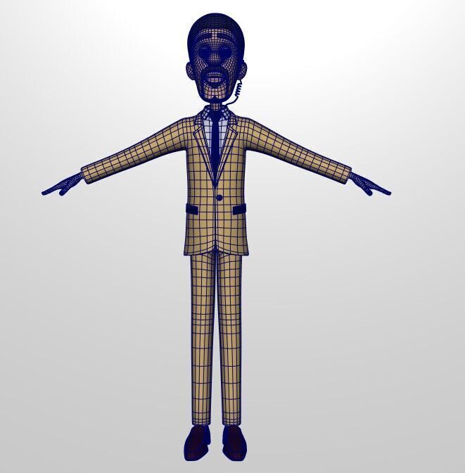 3D Stylized Character Model 3D model_1
