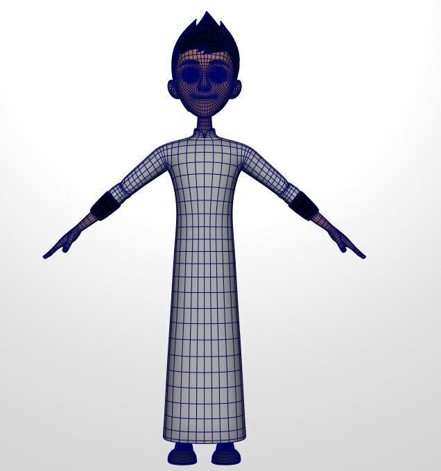 3D Stylized Character Model 3D model_1
