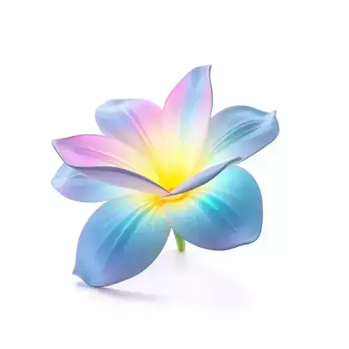 Iridescent Flower Model Pack