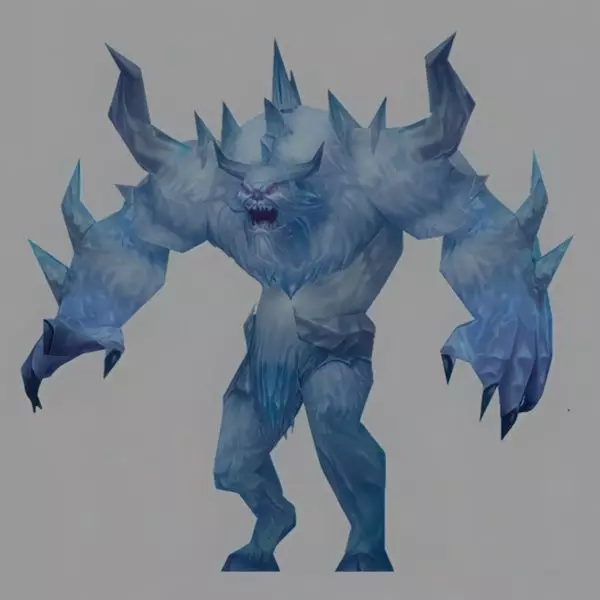 Devias Monster 05 - Elite Yeti Low-poly 3D model_0