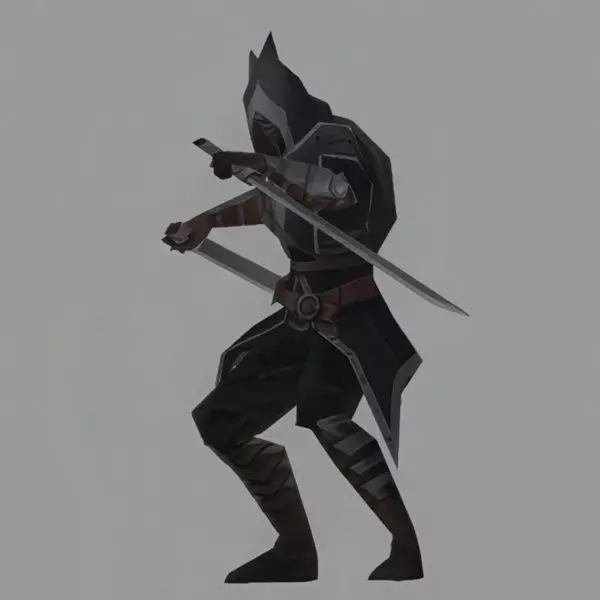Devias Monster 04 - Assassin Low-poly 3D model_0