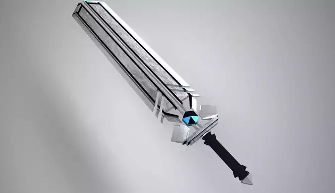 sword with light 3D model