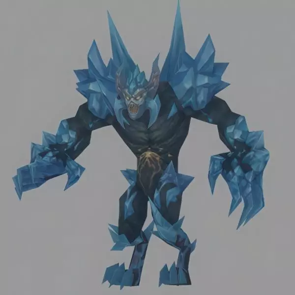 Devias Monster 02 - Ice Monster Low-poly 3D model_0