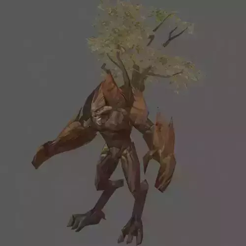 Noria Monster 07 - Forest Monster Low-poly 3D model