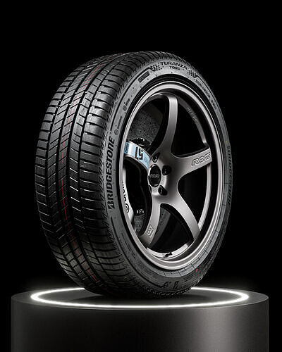Bridgestone Turanza 225 45 R19 96W 3D model 6