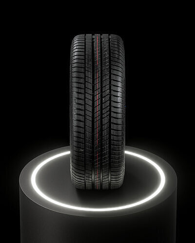 Bridgestone Turanza 225 45 R19 96W 3D model 7