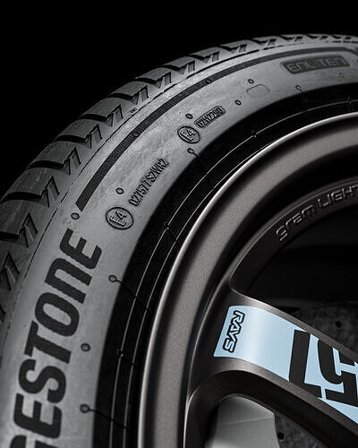 Bridgestone Turanza 225 45 R19 96W 3D model 4