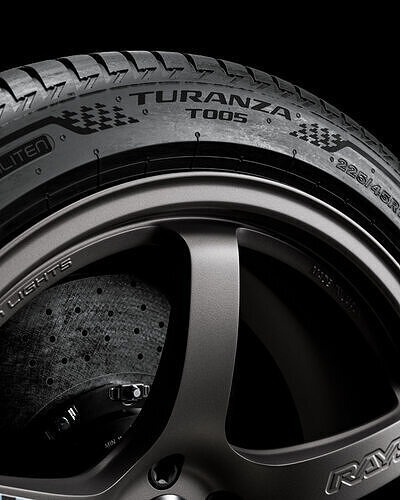Bridgestone Turanza 225 45 R19 96W 3D model 5