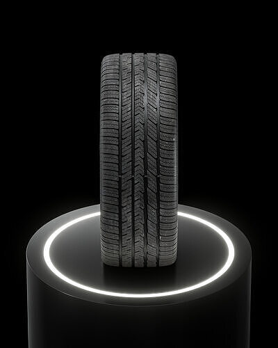 Bridgestone Potenza Sport AS 225 45 R18 95W 3D model 7