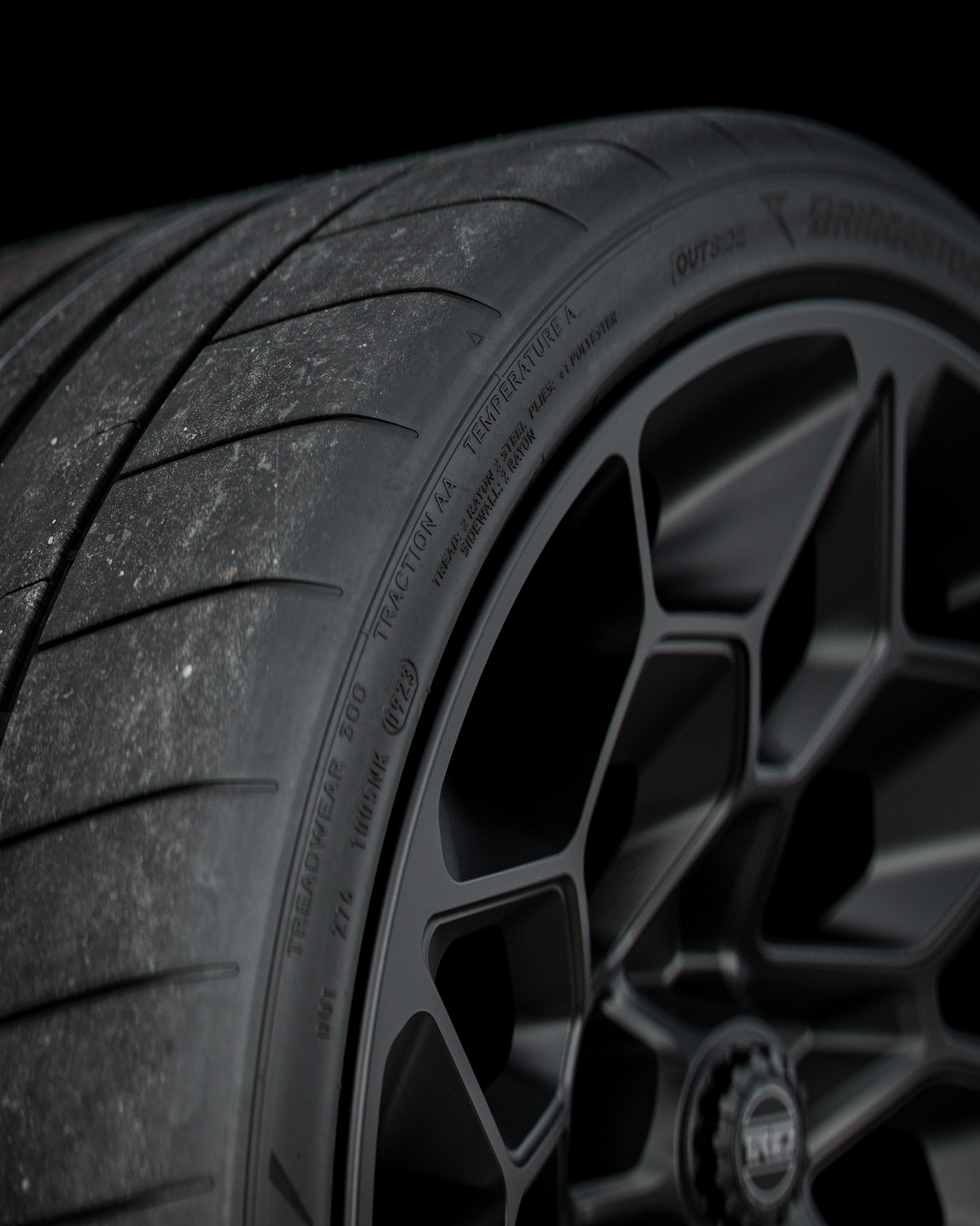 Bridgestone Potenza Sport 355 25 ZRF R22 3D model_2