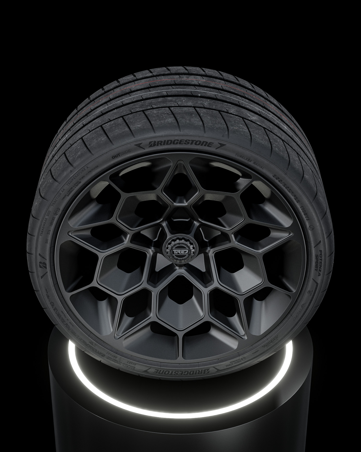 Bridgestone Potenza Sport 355 25 ZRF R22 3D model_8