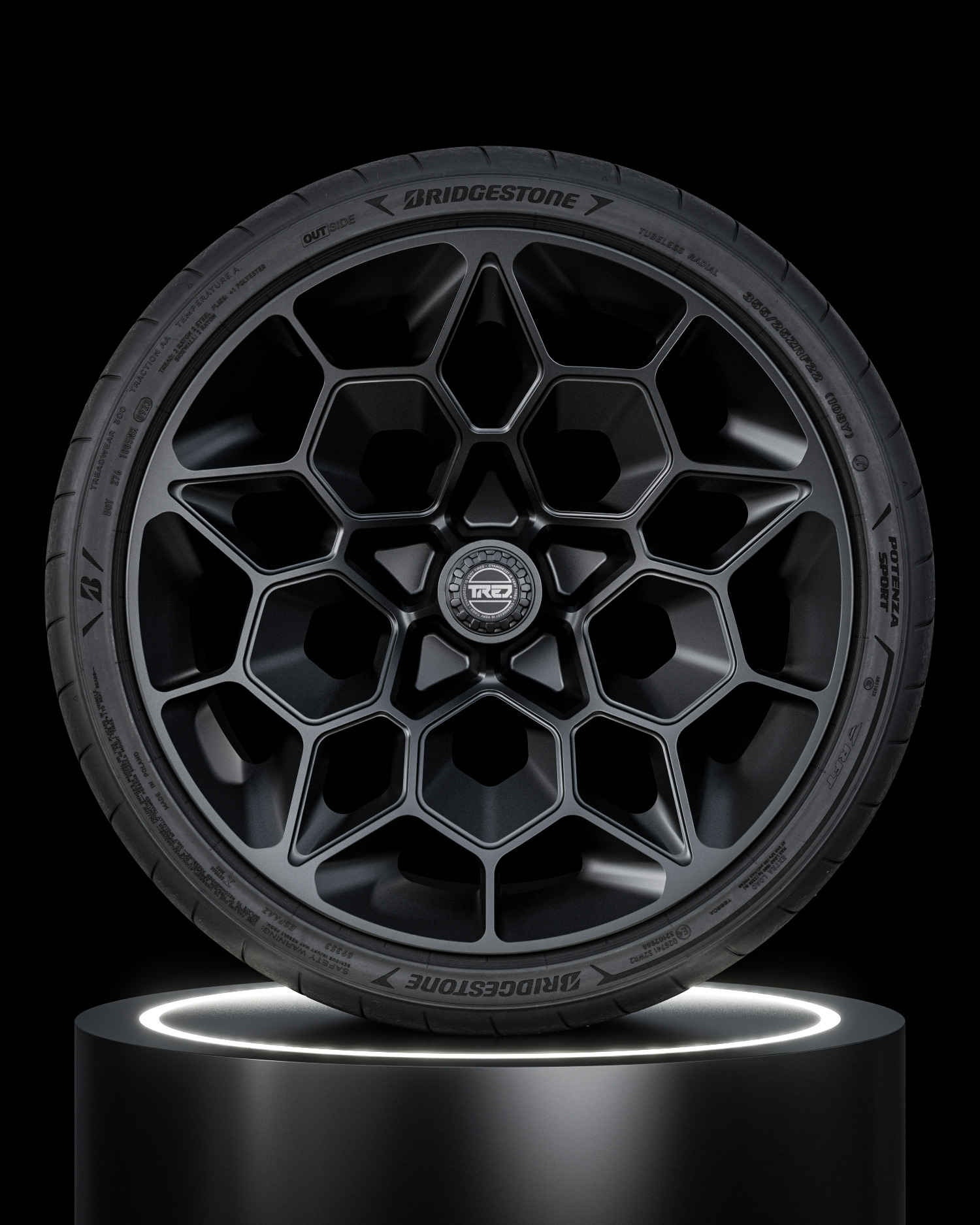 Bridgestone Potenza Sport 355 25 ZRF R22 3D model_7