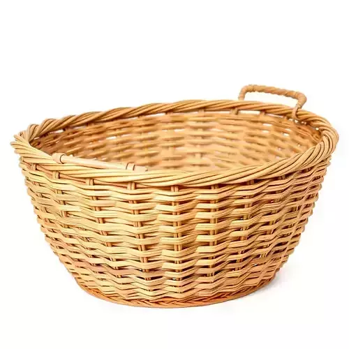 Realistic Woven Basket Model Pack