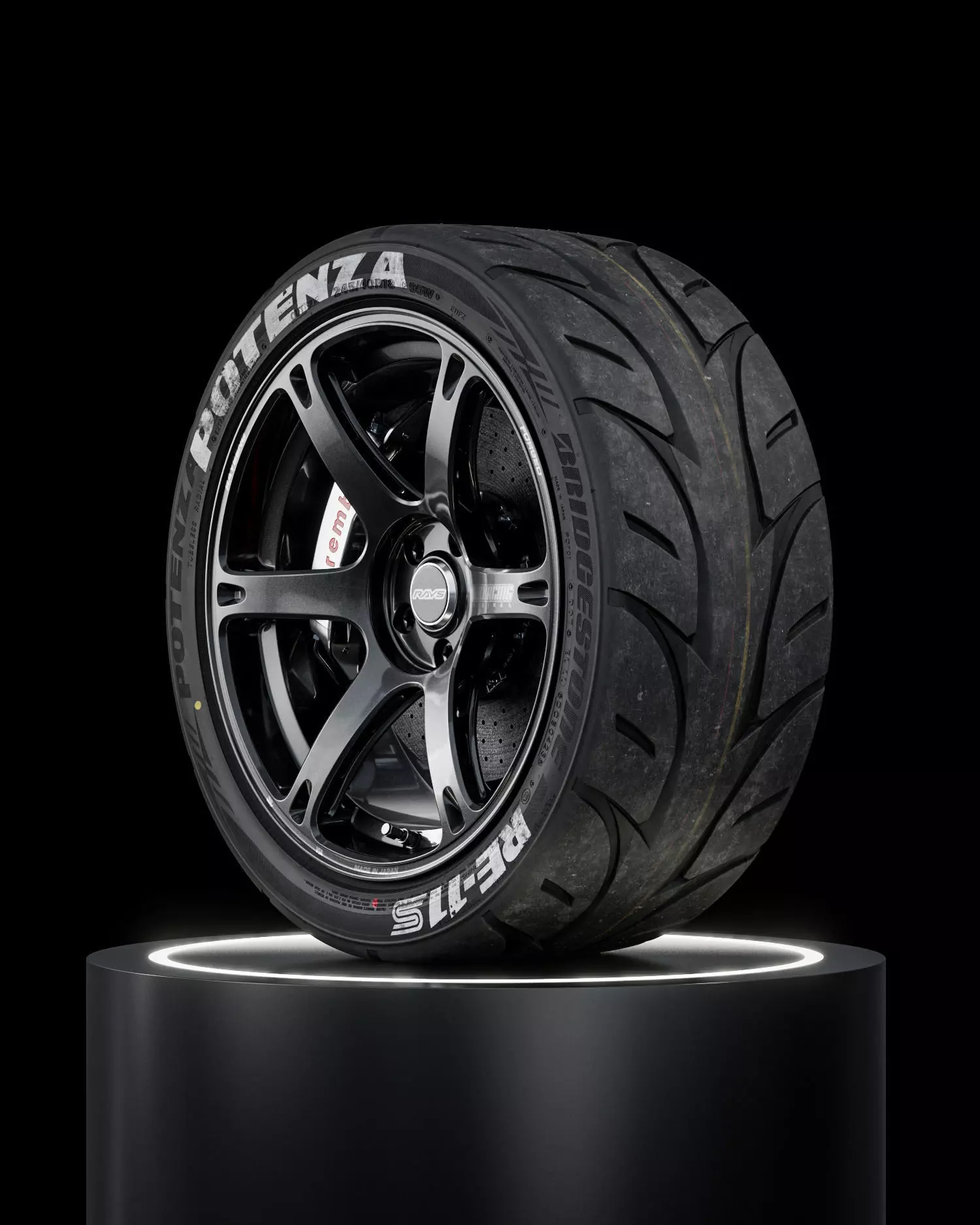 Bridgestone Potenza RE 11S 265 40 R18 93W 3D model