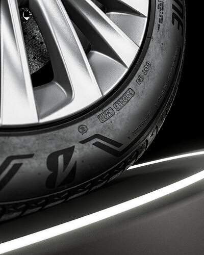 Bridgestone Alenza 235 55 R19 101V 3D model 2