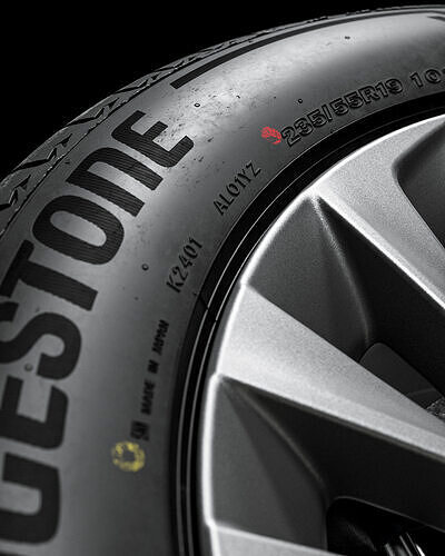 Bridgestone Alenza 235 55 R19 101V 3D model 5