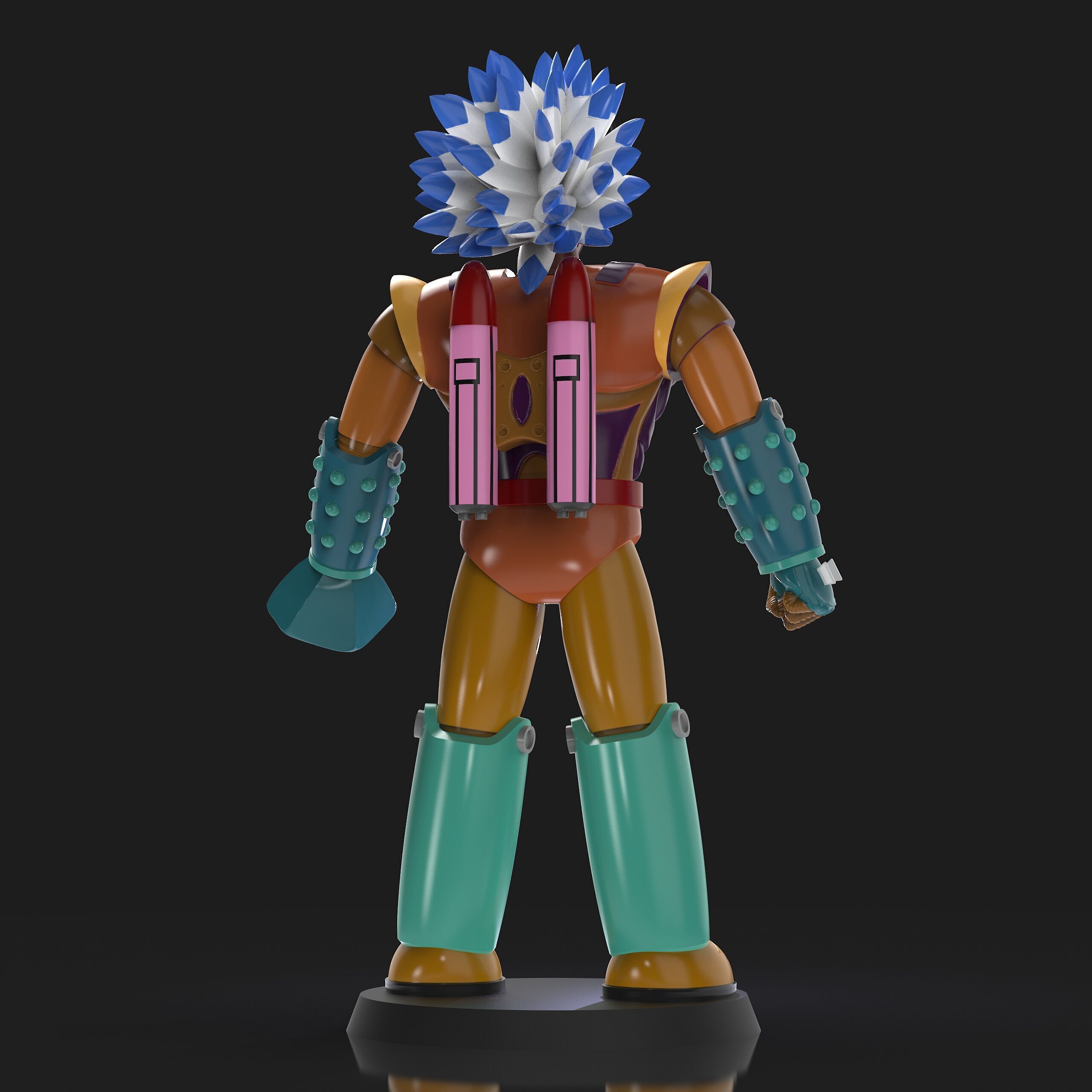 Devilchief A7 Mazinger Z 3D print model_3