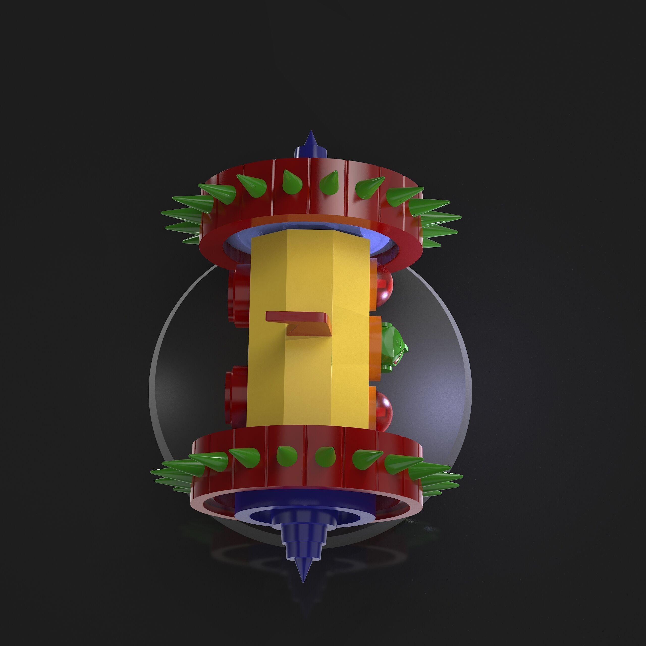 Dam Dam L2 Mazinger Z 3D print model_5