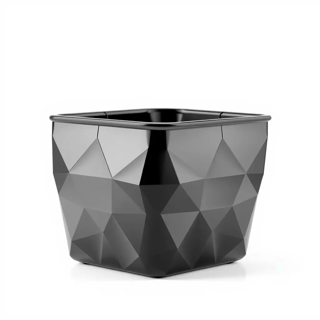 Geometric Planter Model Pack Low-poly 3D model_0