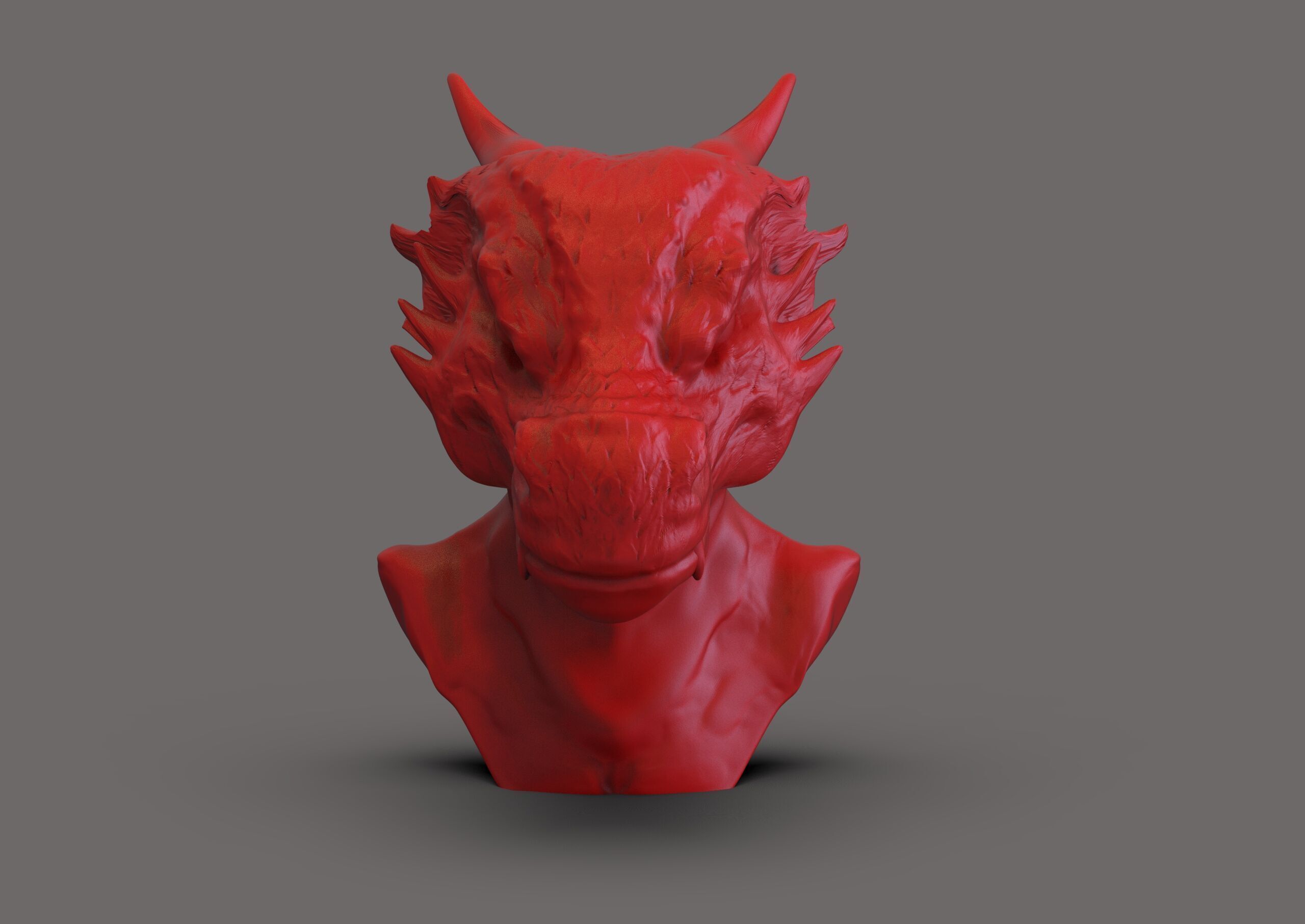 Dragon Head 3D print model_2