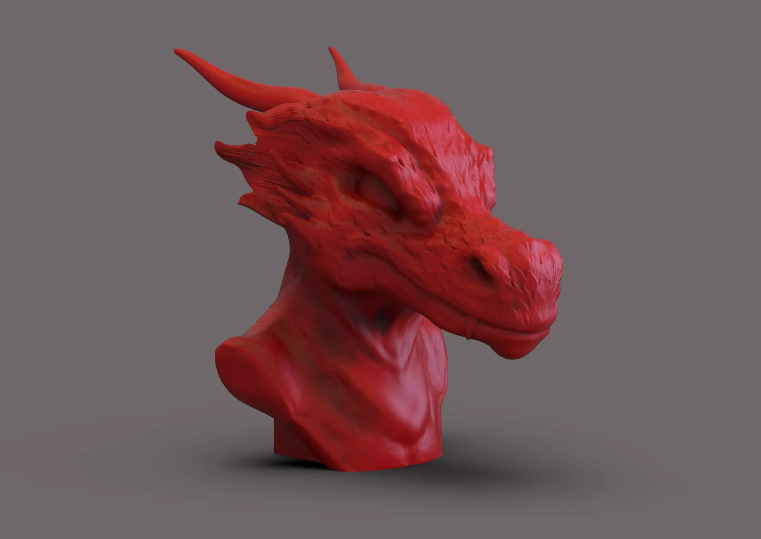 Dragon Head 3D print model_0