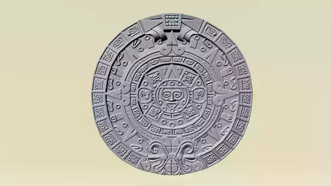 Mayan Calendar Aztec Calendar - Ancient Sun Stone Printable