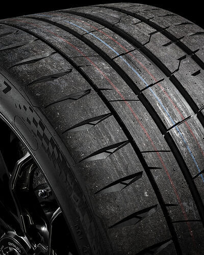 Continental Sport Contact 7 335 25 ZR22 105Y 3D model 3
