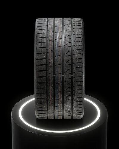 Continental Sport Contact 7 335 25 ZR22 105Y 3D model 7