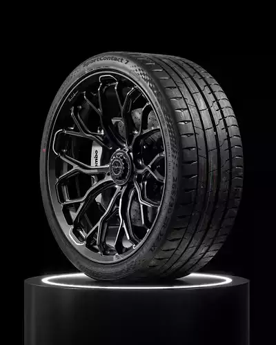 Continental Sport Contact 7 265 30 ZR22 97Y 3D model