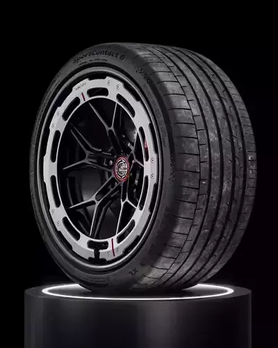 Continental Sport Contact 6 335 30 ZR23 3D model