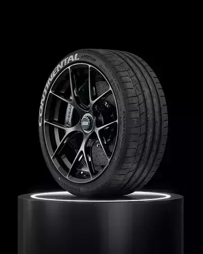 Continental Extreme Contact Sport 235 35 ZR19 3D model