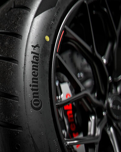 Continental Extreme Contact Force 345 30 ZR19 3D model 4