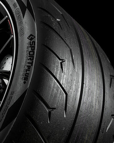 Continental Extreme Contact Force 345 30 ZR19 3D model 3