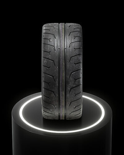 Continental Extreme Contact Force 265 35 ZR19 3D model 7