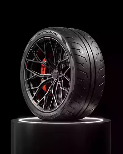 Continental Extreme Contact Force 265 35 ZR19 3D model