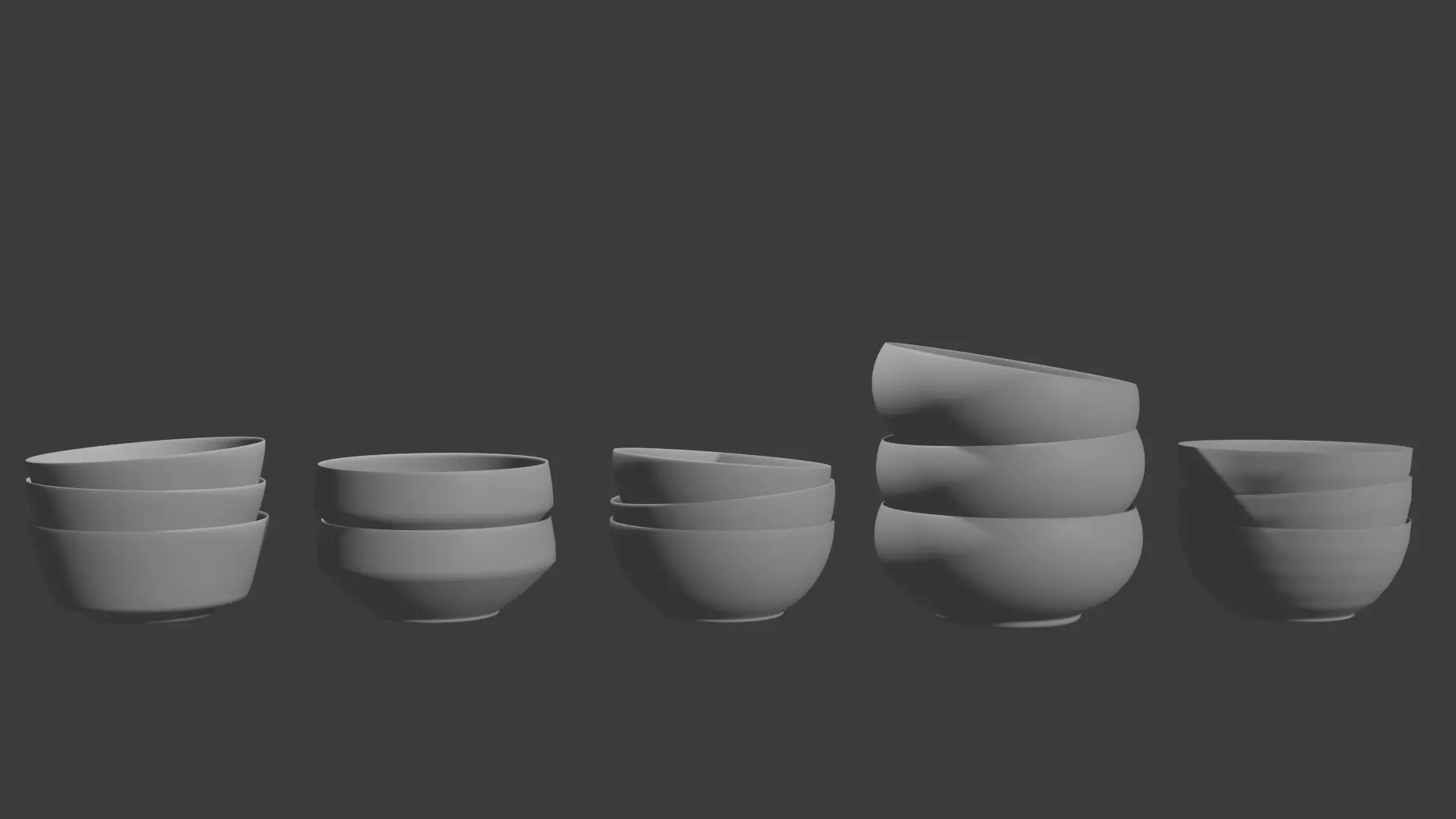 A Bowl Collection 3D model_0