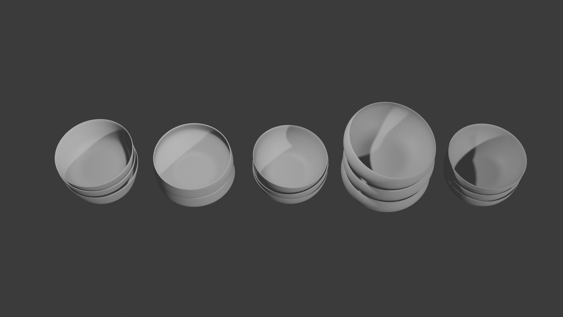 A Bowl Collection 3D model_1