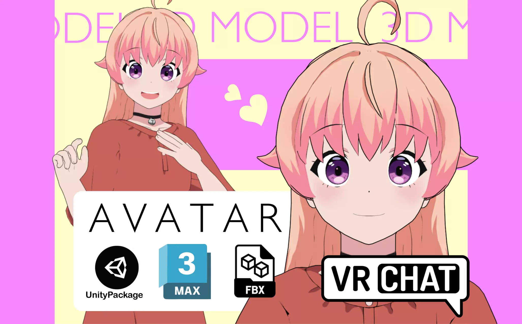 Witch Watch VRChat Low-poly 3D model_0