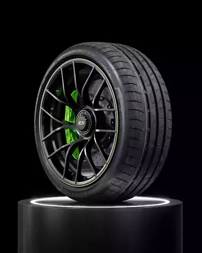 Dunlop Sport Maxx Race 2 265 35 20 3D model