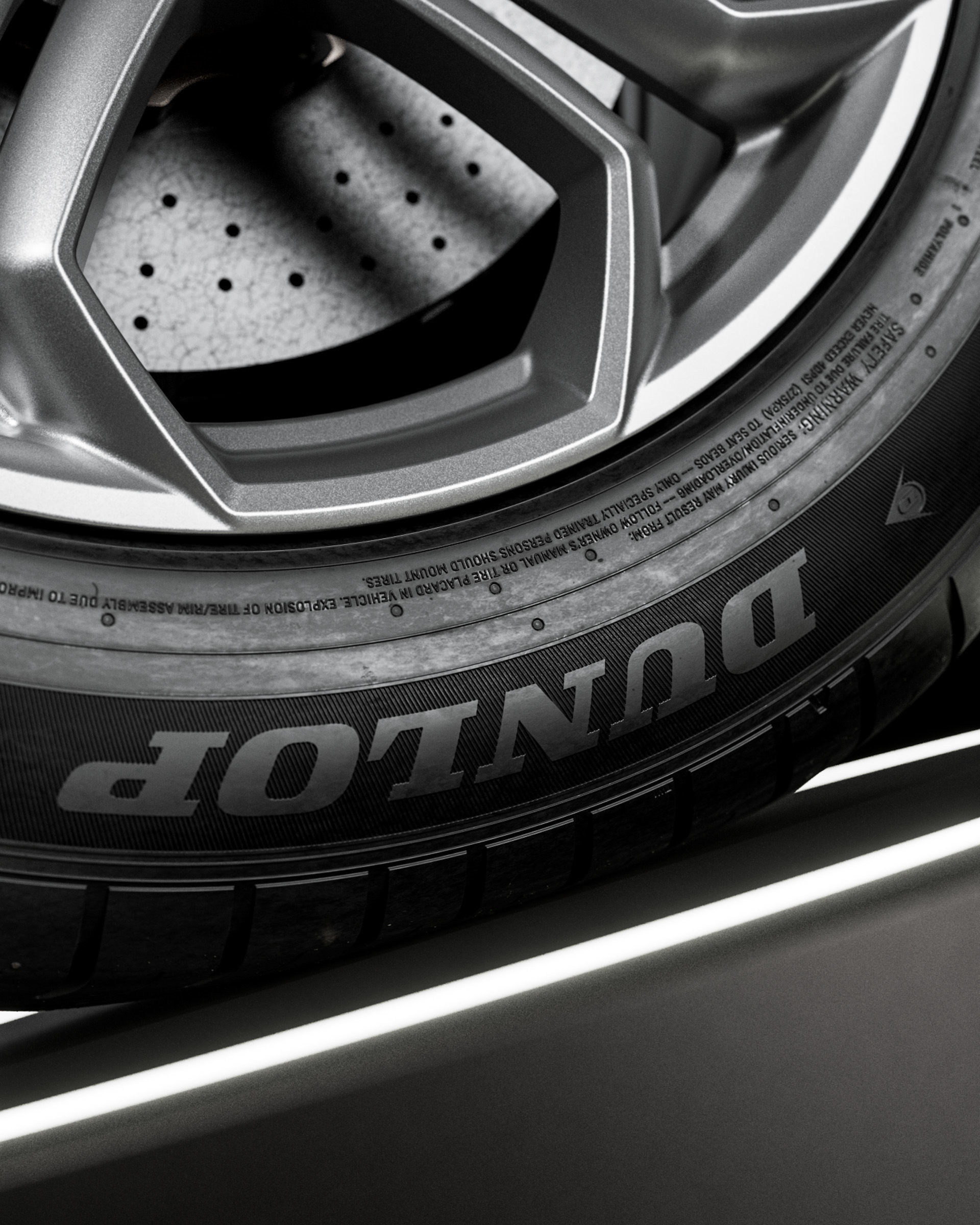 Dunlop SP Sport Maxx 050 235 60 18 103H 3D model | CGTrader