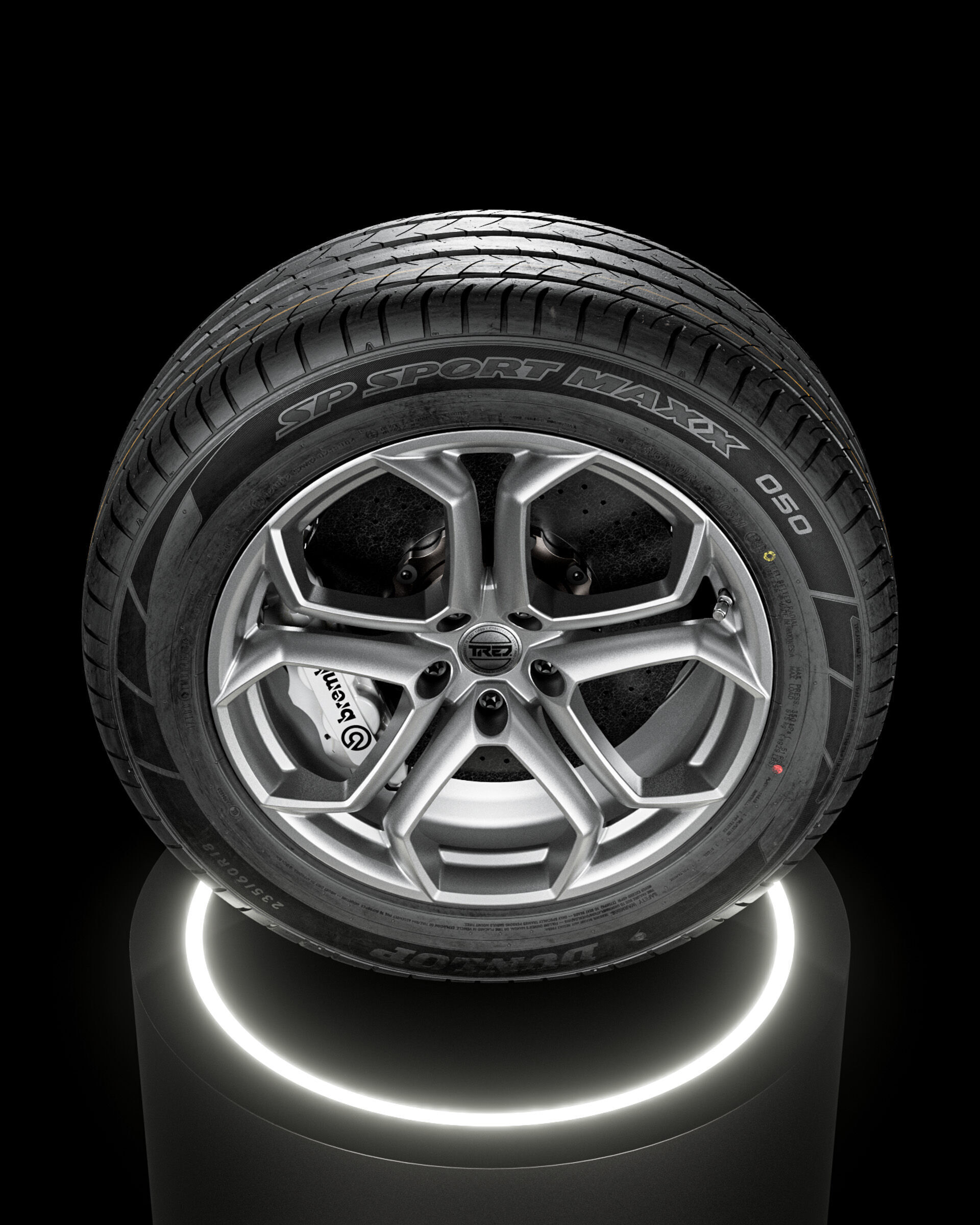 Dunlop SP Sport Maxx 050 235 60 18 103H 3D model | CGTrader