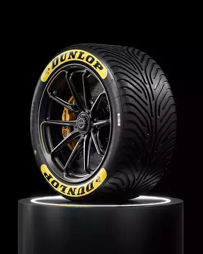 Dunlop LeMans24 305 680 R18 3D model